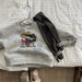 Sweater met Print - FunCrew Unisex, Blauw/Grijs/Beige, Katoen, Maat 0-6 Jaar-More For Mini