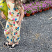 Floree Sommarset Barn – 2-delad bomullsoutfit med blommönster – T-shirt och byxor – Flicka/Baby/Småbarn – Storlek 0–8 år More For Mini