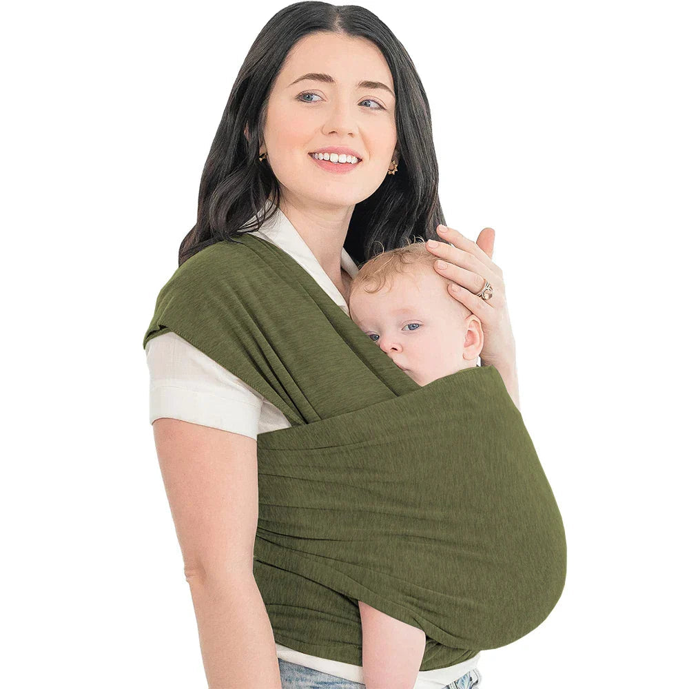 ComfortCarry Baby Draagdoek – Ergonomische Draagdoek met Rugondersteuning en Flexibele Draagposities More For Mini