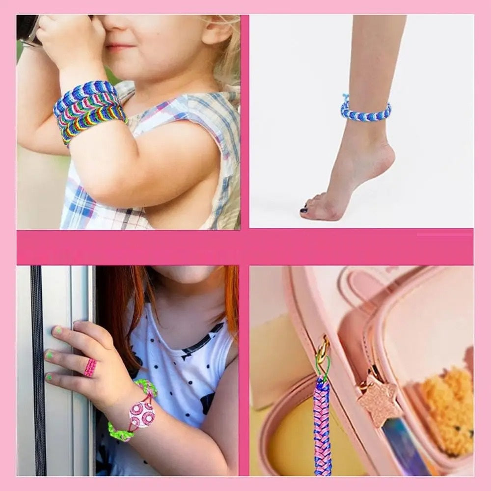 Kreativt Stickset för Barn – Gör Armband & Armringar | Pedagogiskt Leksak för 3+ År More For Mini