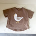 3D T-shirt med haj och mås – Baby, Småbarn, Förskolebarn, Barn, Blå/Brun, Bomull, Storlek 0–8 år More For Mini