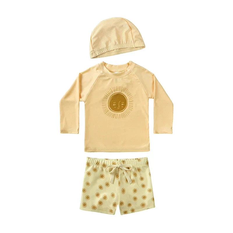 UV Simset Barn med Hatt – Solskydd 3-delar | 9M-7 år More For Mini