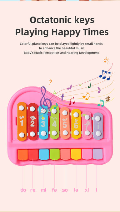 Educatief Muziekspeelgoed voor Baby, Peuter, Kleuter, Kinderen – Xylofoon & Piano Set voor Creatieve Ontwikkeling MoreForMini