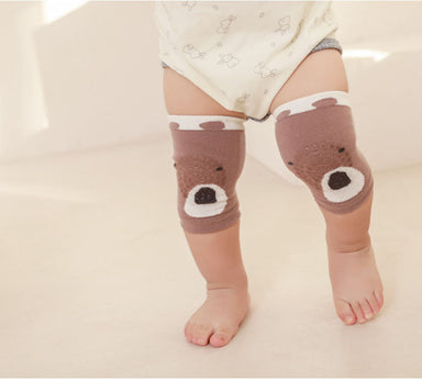 Knäskydd och strumpset – SnuggleStep Unisex, Gul/Brun/Orange/Rosa/Vit, Bomull, Storlek 0–5 år More For Mini