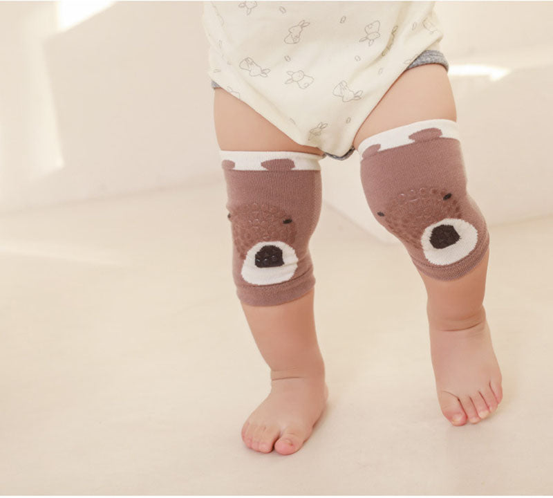 Knäskydd och strumpset – SnuggleStep Unisex, Gul/Brun/Orange/Rosa/Vit, Bomull, Storlek 0–5 år More For Mini