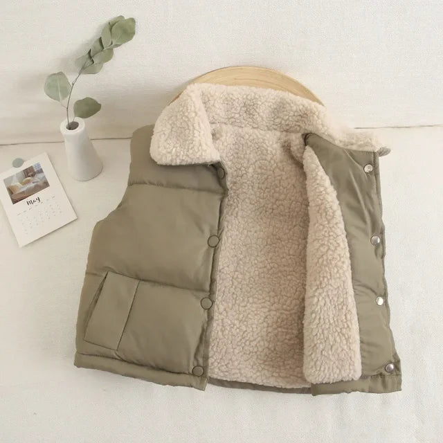 Bodywarmer - Preto Unisex, Geel/Wit/Groen/Zwart, Katoen, Maat 1-8 Jaar-More For Mini