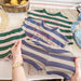Ribb Sommarset – Little Waves Unisex, Blå/Grön, Bomull, 0–6 år More For Mini