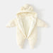 Onesie Met Berenoren - Accra Unisex, Beige/Groen/Koffie, Katoen, Maat 6-18 Maanden-More For Mini