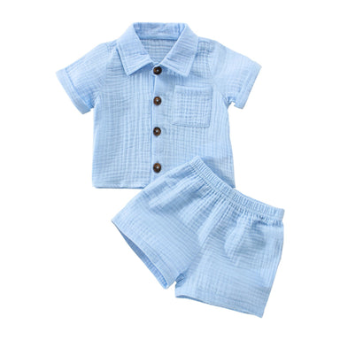 Andningsbart Sommarset för Småbarn – Linne Babykläder 0–3 år | MiniTribe More For Mini