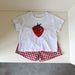Frubino Frukt & Grönt Set – Sommarklädeset Baby/Småbarn/Barn 0–9 år – T-shirt + Rutiga Shorts – 100 % Bomull – Unisex – Fruktmotiv More For Mini