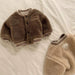 Teddy Bomber Jas voor Kinderen | Zachte Warme Winterjas Unisex | 9 Maanden – 3 Jaar | Fleece Look met Sportieve Boorden More For Mini