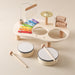 Trämusikbord – Pedagogiskt Musikinstrument för Barn, Inklusive Trummor, Xylofon & Cymbaler, från 1 år More For Mini