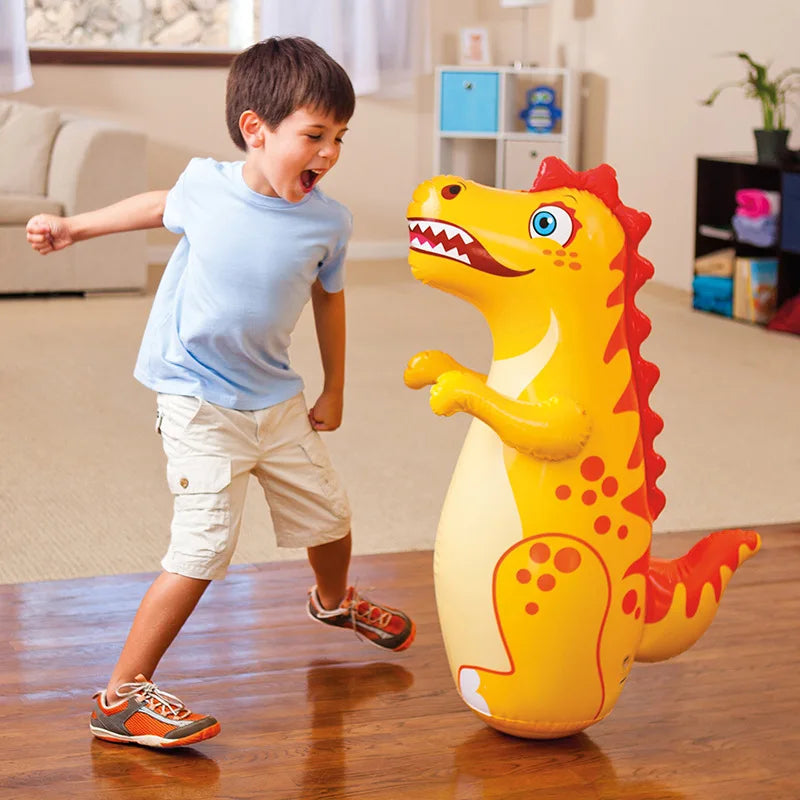 Uppblåsbar Dino Boxningssäck för Barn – Studsande Leksak More For Mini