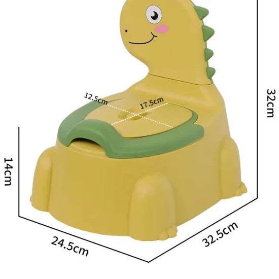 Dino Toilet voor Kinderen – Blauw/Roze/Groen, Antislip, Eenvoudig Schoon te Maken, BPA-vrij-More For Mini