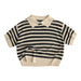 Livo Milo Stickad Pikétröja för Barn – Kort ärm – Unisex – Randig – 100 % bomull – 0–6 år More For Mini