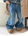 Flare Jeans – Urban Sprout Flickor, Blå, Bomull, Denim, 1–8 år More For Mini