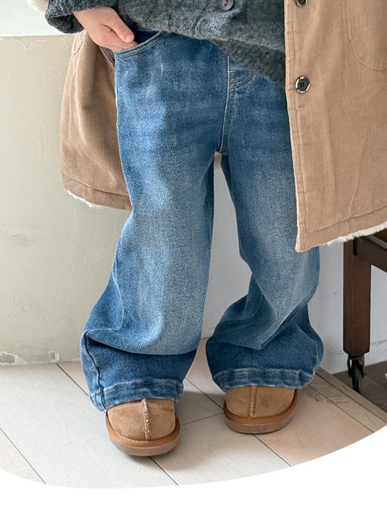 Flare Jeans – Urban Sprout Flickor, Blå, Bomull, Denim, 1–8 år More For Mini