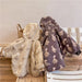 Jas met Capuchon – Knuffel Unisex, Bruin/Beige, Polyester, Maat 0-6 Jaar-More For Mini