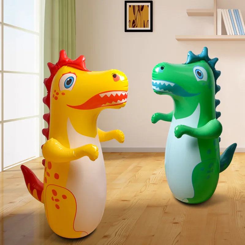 Uppblåsbar Dino Boxningssäck för Barn – Studsande Leksak More For Mini
