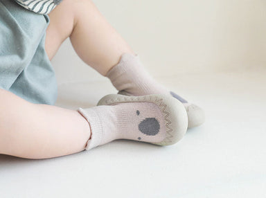 Första Steg Babyskor – Little Paws Unisex, Halksäker Sula, Rosa/Blå/Beige/Brun, Storlek 0–3 År More For Mini