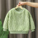 Pluche Trui - Doma Meisjes, Roze/Groen/Blauw/Wit, Katoen, Maat 1-7 Jaar-More For Mini