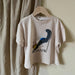 T-shirt med dinosaurie – Småbarn, Förskolebarn, Barn, Beige/Grå, Bomull, Storlek 1–7 år More For Mini