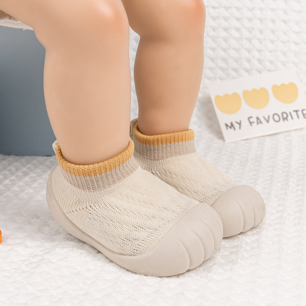 Babytossor med Halksäker Sula – Flexibla Tossor med Strumpdesign för Bebisar & Småbarn (0–24 Månader) More For Mini