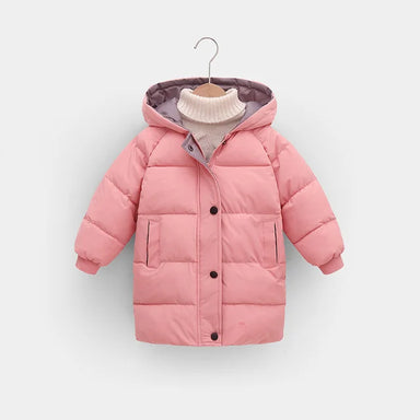 Parka Jas - Tuni Unisex, Zwart/Roze/Blauw/Wit, Polyester, Maat 0-9 Jaar-More For Mini