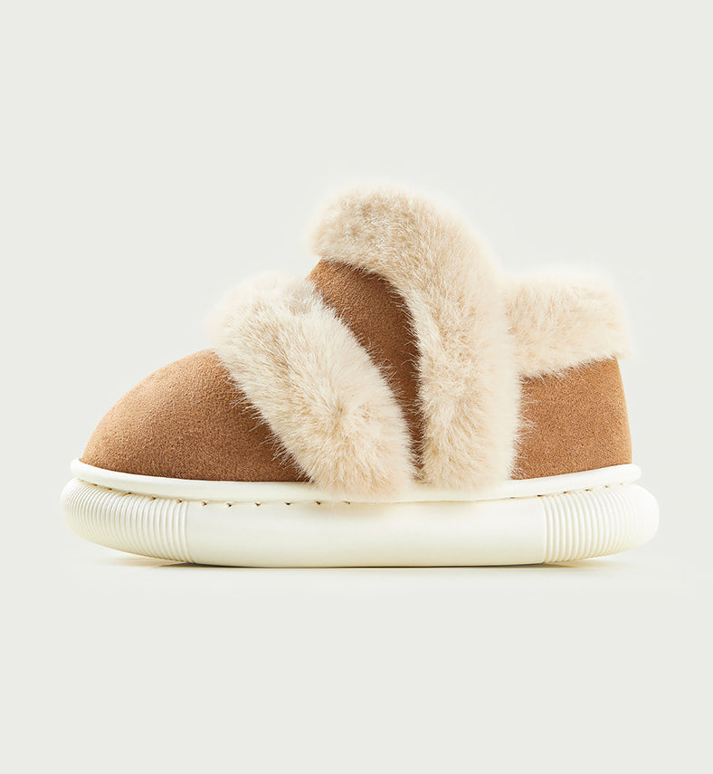 Enkellaars - Bagd Meisjes, Bruin/Grijs/Roze, Suède, Maat 15-22-More For Mini