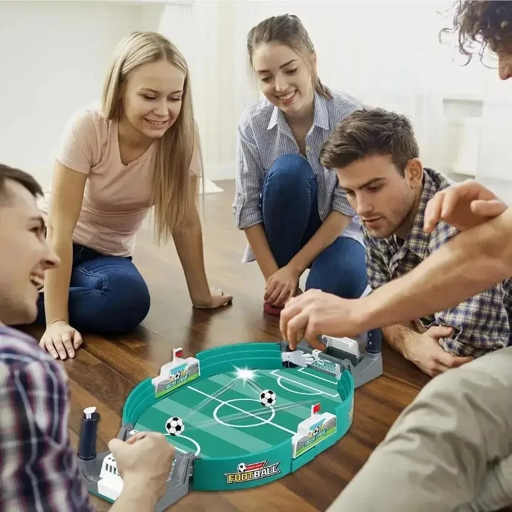 Mini Tafelvoetbalspel voor Kinderen & Volwassenen – Compact, Duurzaam & Ideaal voor 2 Spelers More For Mini
