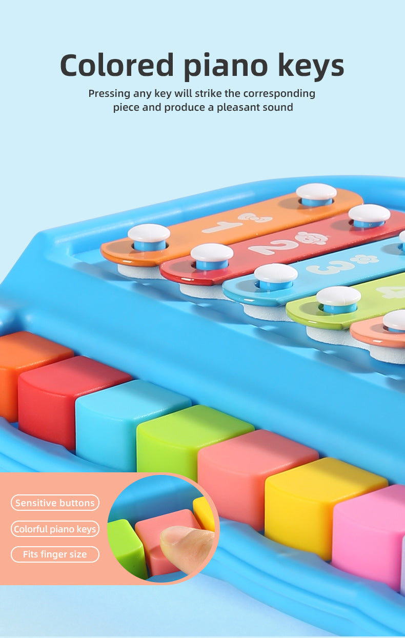 Educatief Muziekspeelgoed voor Baby, Peuter, Kleuter, Kinderen – Xylofoon & Piano Set voor Creatieve Ontwikkeling MoreForMini