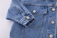 Klassieke Spijkerjas - Unisex, Blauw/Zwart, Katoen, Denim, Maat 1-8 Jaar-More For Mini