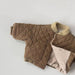 Gewatteerde Jas - Little Wanderer Jongens, Bruin/Beige, Katoen, Maat 0-6 Jaar-More For Mini