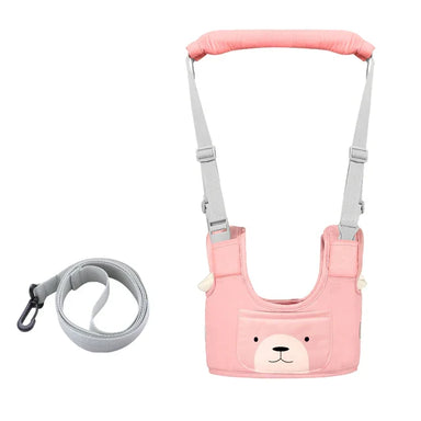 Ergonomische Loopsteun – Praia Unisex, Blauw/Roze, Katoen, 9+ Maanden-More For Mini