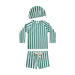 UV Simset Barn med Hatt – Solskydd 3-delar | 9M-7 år More For Mini