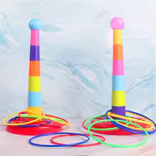 Ringkastningsspel för Barn – Stapeltorn & Ring Toss | Inne & Ute Lilla Lycka