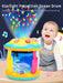 Montessori Tummy Tijd Projector – Oceaan Wereld Projectie, Zintuiglijke Stimulatie, BPA-vrij, Draagbaar, Kalmerende Muziek & Natuurgeluiden-More For Mini