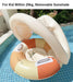 Baby Simring med Soltak – Uppblåsbar Float | Upp till 25kg More For Mini
