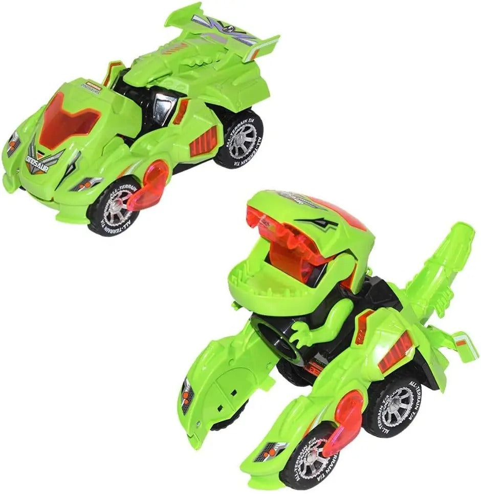 Transformerande Dino-Bil med Ljus & Ljud – Spektakulär Leksak för Barn More For Mini