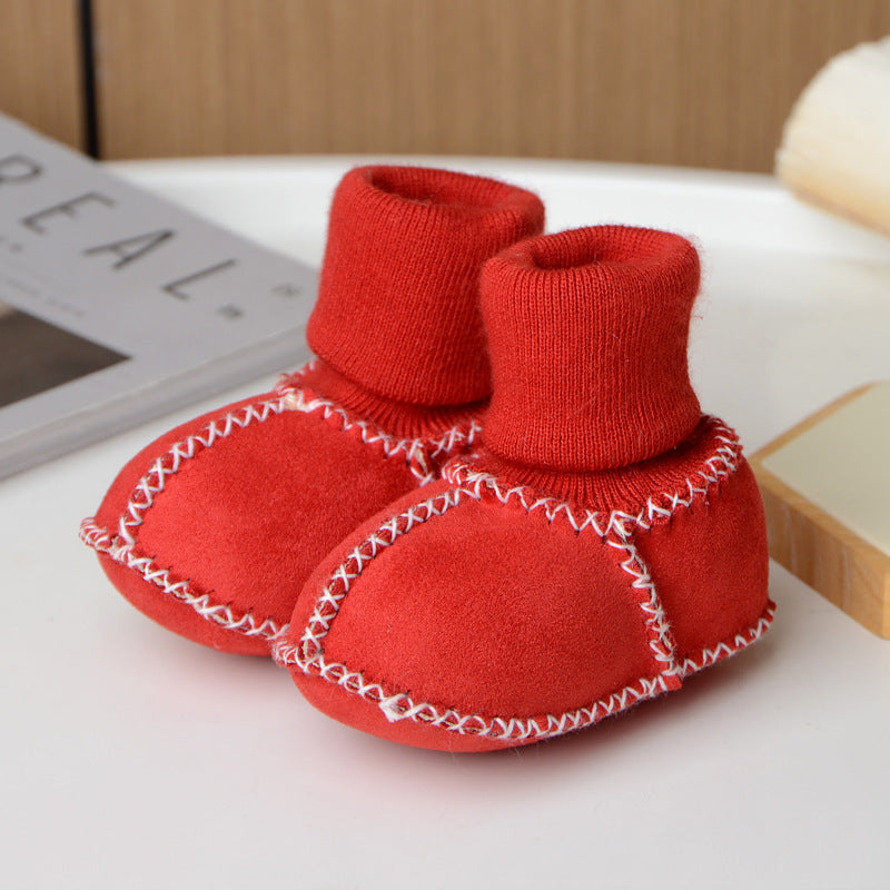 Babytossor – CuddleToes Unisex, Brun/Grå/Beige/Rosa/Röd/Blå, Mocka, Storlek 0–12 Månader More For Mini