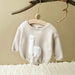 Bodysuit Romper met Lama print – Baby, Beige/Bruin, Katoen, Maat 0-1,5 Jaar-More For Mini