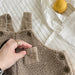 Tuinbroek - Cozy Cubs Meisjes, Beige/Bruin, Katoen, Maat 0-6 Jaar-More For Mini