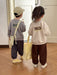 Träningsset – YES! Unisex, Grå/Brun, Bomull, Storlek 0–8 år More For Mini
