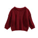 Gebreide Trui - Amba Unisex, Wit/Zwart/Blauw/Roze/Groen/Grijs/Bruin, Katoen, Maat 0-6 jaar-More For Mini