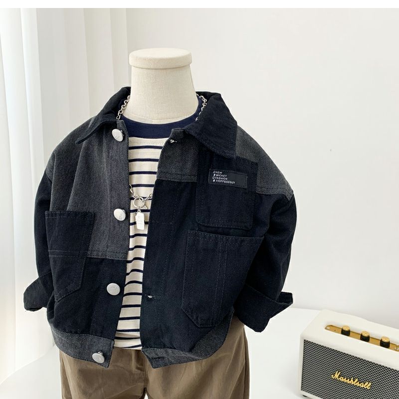 Spijkerjas - Antana Unisex, Blauw, Katoen, Denim, Maat 1-8 jaar-More For Mini