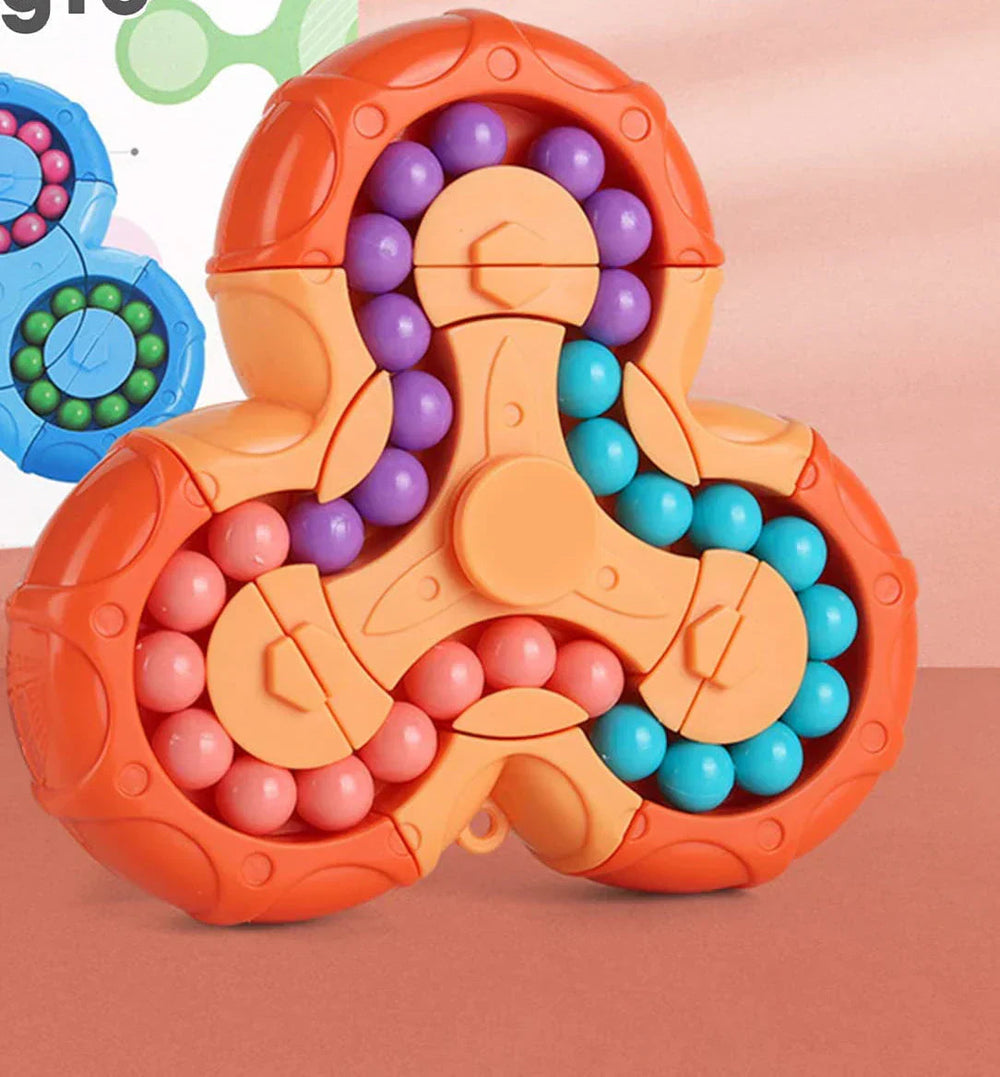 Fidget spinner-pussel för barn – Snurrande antistress- och sensorikleksak Lilla Lycka