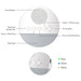 Baby White Noise Maskin – USB Sovmaskin med Nattlampa & Timer More For Mini