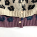 Gebreid Vest met Luipaard print - Meisjes, Beige/Paars, Katoen, Maat 0-6 Jaar-More For Mini