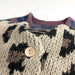Gebreid Vest met Luipaard print - Meisjes, Beige/Paars, Katoen, Maat 0-6 Jaar-More For Mini