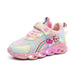 Rainbow Glitter LED Barnsneakers – Lysande Sula | Stl. 22-35 More For Mini